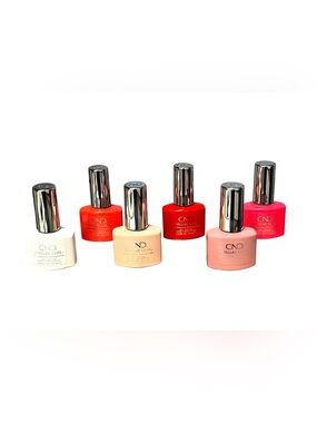 CND Shellac Luxe 6 Pc Bundle 60 Sec Removal Gel Polish .042 oz NWT Full Size